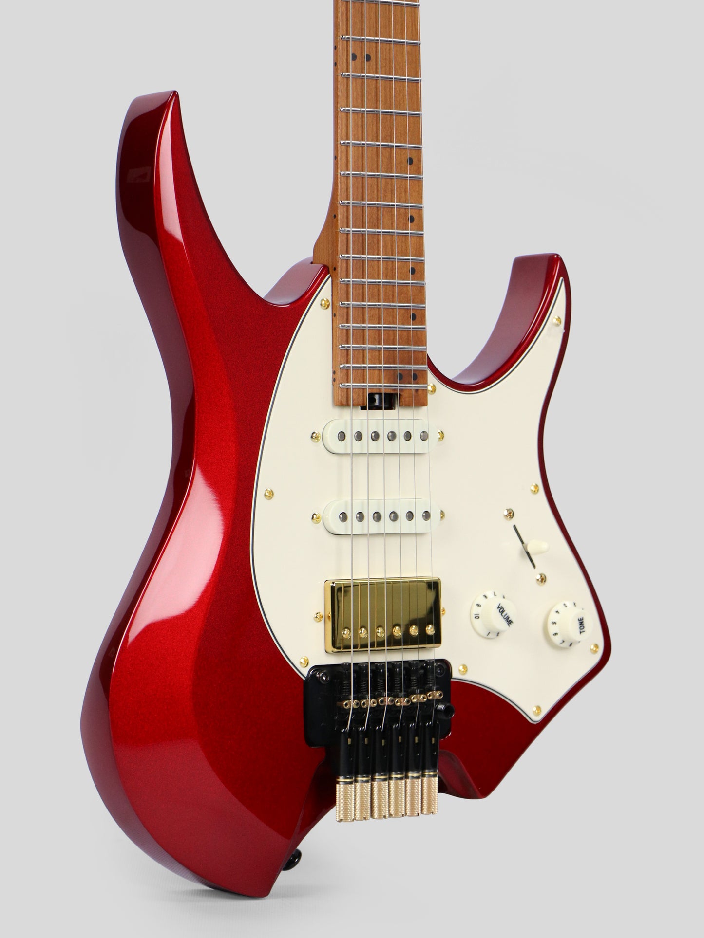 JCraft Aeon Headless Fusion HSS Electric Guitar HTP-3 - Metallic Red