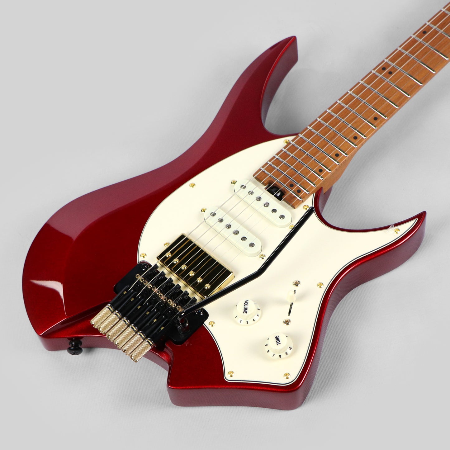 JCraft Aeon Headless Fusion HSS Electric Guitar HTP-3 - Metallic Red