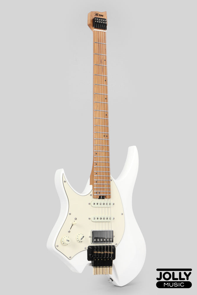 JCraft Aeon Headless Fusion HSS LEFT HAND HTP-3 LH - Pearl White Metallic