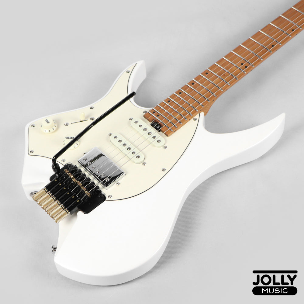 JCraft Aeon Headless Fusion HSS LEFT HAND HTP-3 LH - Pearl White Metallic