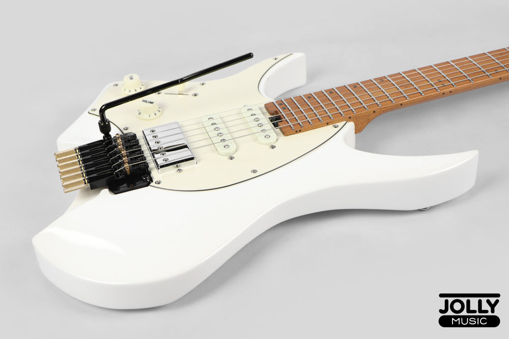 JCraft Aeon Headless Fusion HSS LEFT HAND HTP-3 LH - Pearl White Metallic