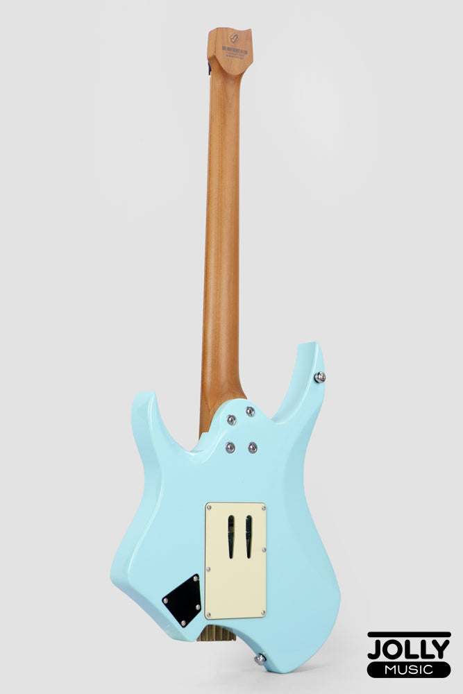 JCraft Aeon Headless Fusion HSS Electric Guitar HTP-3 - Sonic Blue