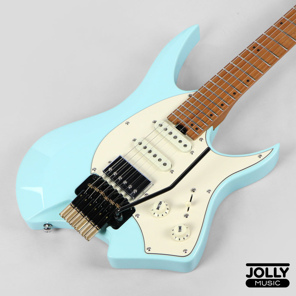 JCraft Aeon Headless Fusion HSS Electric Guitar HTP-3 - Sonic Blue