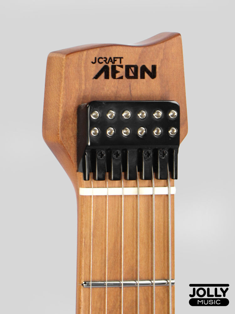 JCraft Aeon Headless Trem LEFT HAND HTR-3 LH - Green Chameleon