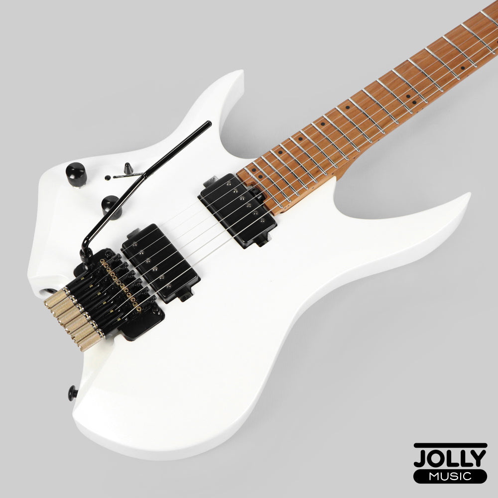 JCraft Aeon Headless Trem LEFT HAND HTR-3 LH - Pearl White Metallic