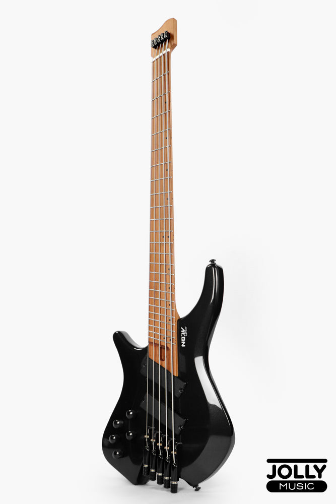 JCraft Aeon Headless LEFT HAND Bass 5-String HBM-3-5 LH - Black Metallic