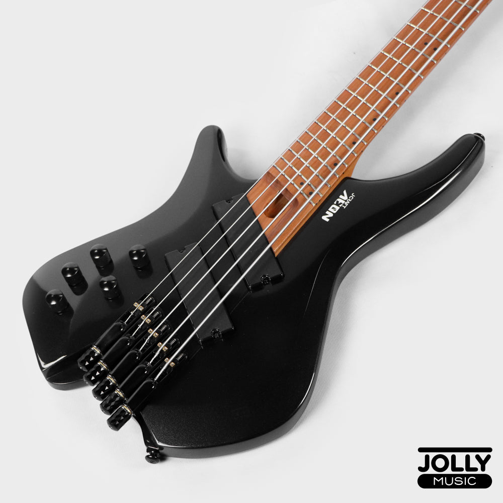 JCraft Aeon Headless LEFT HAND Bass 5-String HBM-3-5 LH - Black Metallic