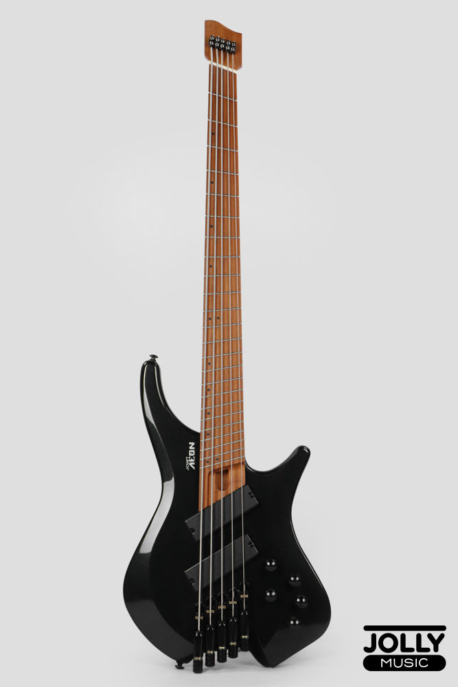JCraft Aeon Headless Multiscale Bass 5-String HBM-3-5 - Black Metallic