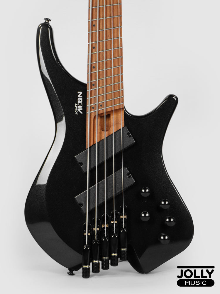 JCraft Aeon Headless Multiscale Bass 5-String HBM-3-5 - Black Metallic