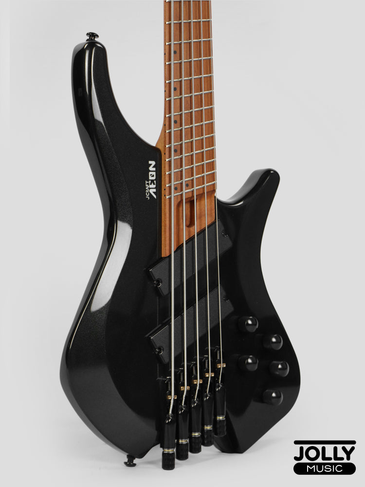 JCraft Aeon Headless Multiscale Bass 5-String HBM-3-5 - Black Metallic