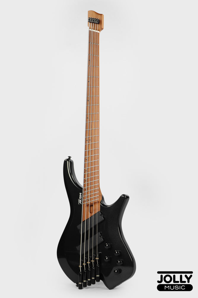 JCraft Aeon Headless Multiscale Bass 5-String HBM-3-5 - Black Metallic