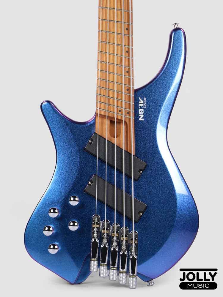 JCraft Aeon Headless LEFT HAND Bass 5-String HBM-3-5 LH - Chameleon