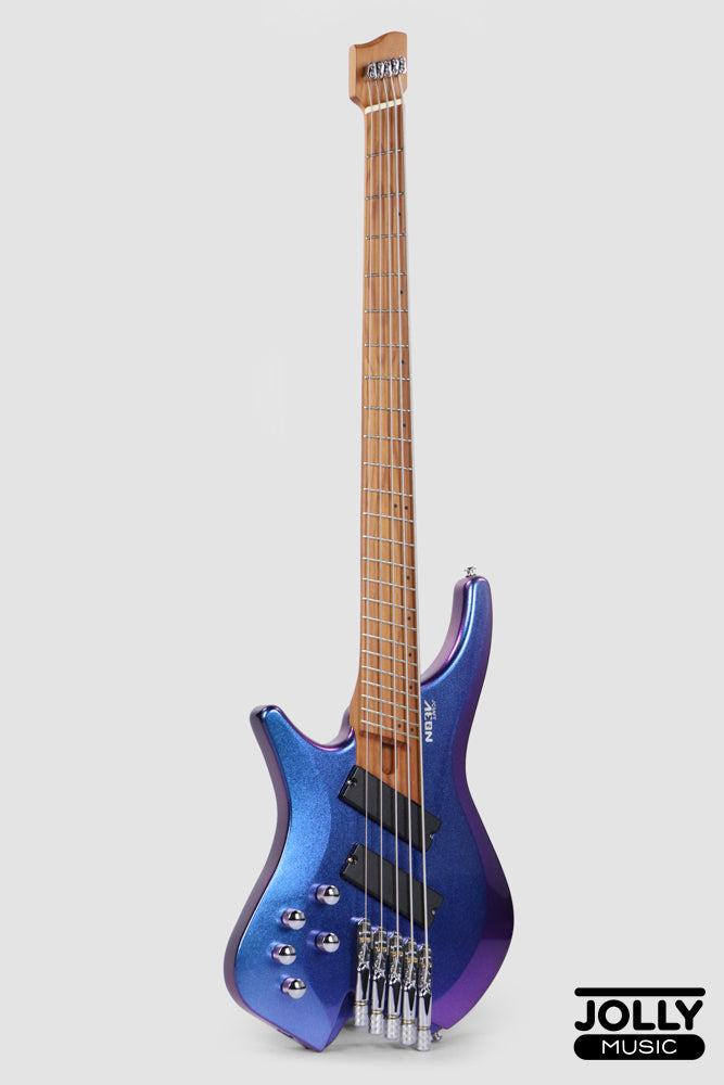 JCraft Aeon Headless LEFT HAND Bass 5-String HBM-3-5 LH - Chameleon