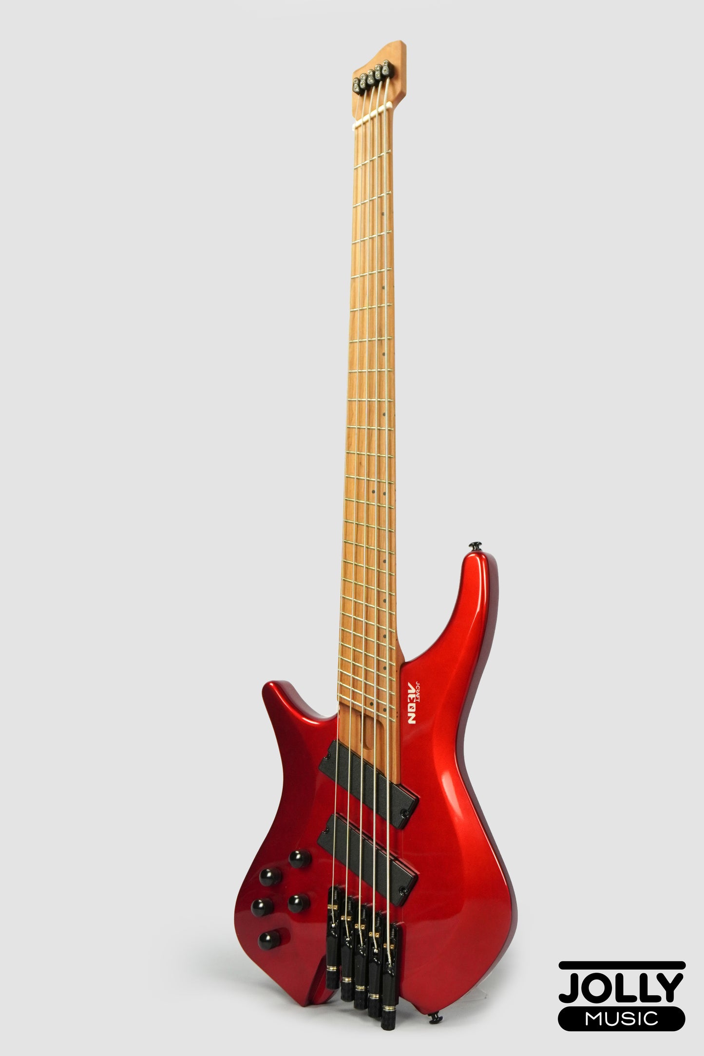 JCraft Aeon Headless LEFT HAND Bass 5-String HBM-3-5 LH - Metallic Red