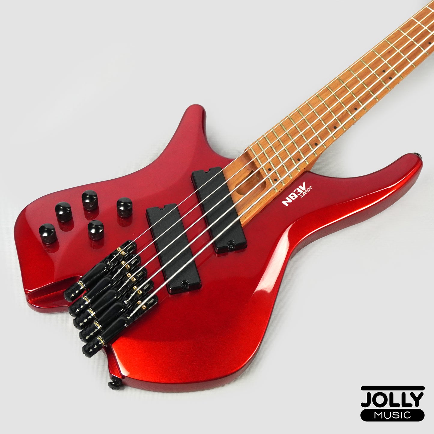 JCraft Aeon Headless LEFT HAND Bass 5-String HBM-3-5 LH - Metallic Red