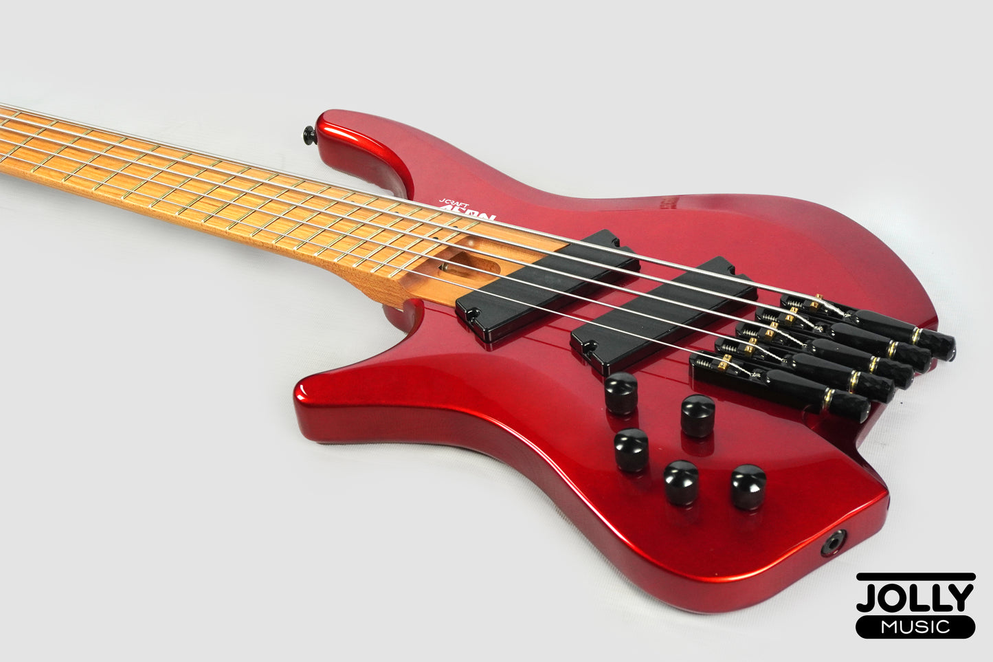 JCraft Aeon Headless LEFT HAND Bass 5-String HBM-3-5 LH - Metallic Red