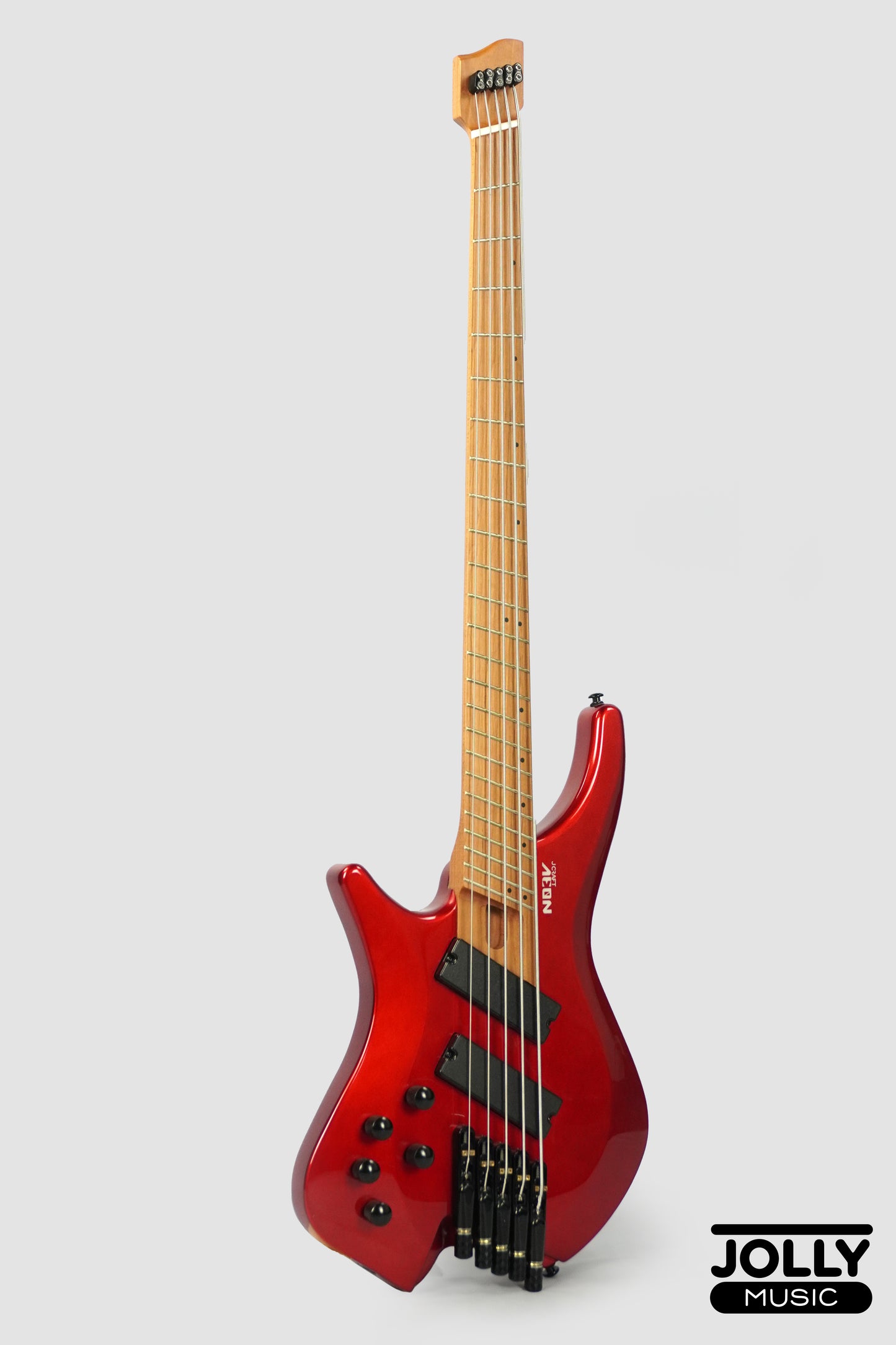 JCraft Aeon Headless LEFT HAND Bass 5-String HBM-3-5 LH - Metallic Red