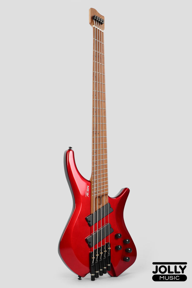 JCraft Aeon Headless Multiscale Bass 5-String HBM-3-5 - Metallic Red