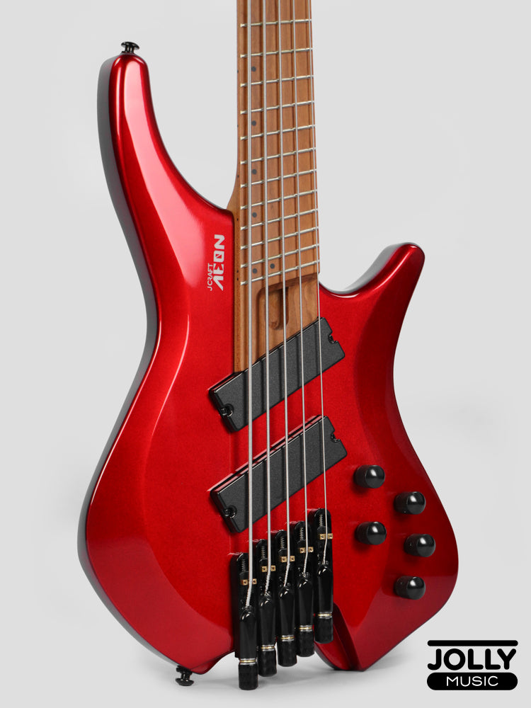 JCraft Aeon Headless Multiscale Bass 5-String HBM-3-5 - Metallic Red