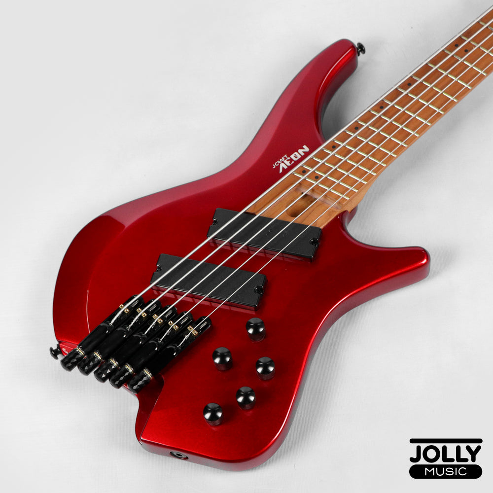JCraft Aeon Headless Multiscale Bass 5-String HBM-3-5 - Metallic Red