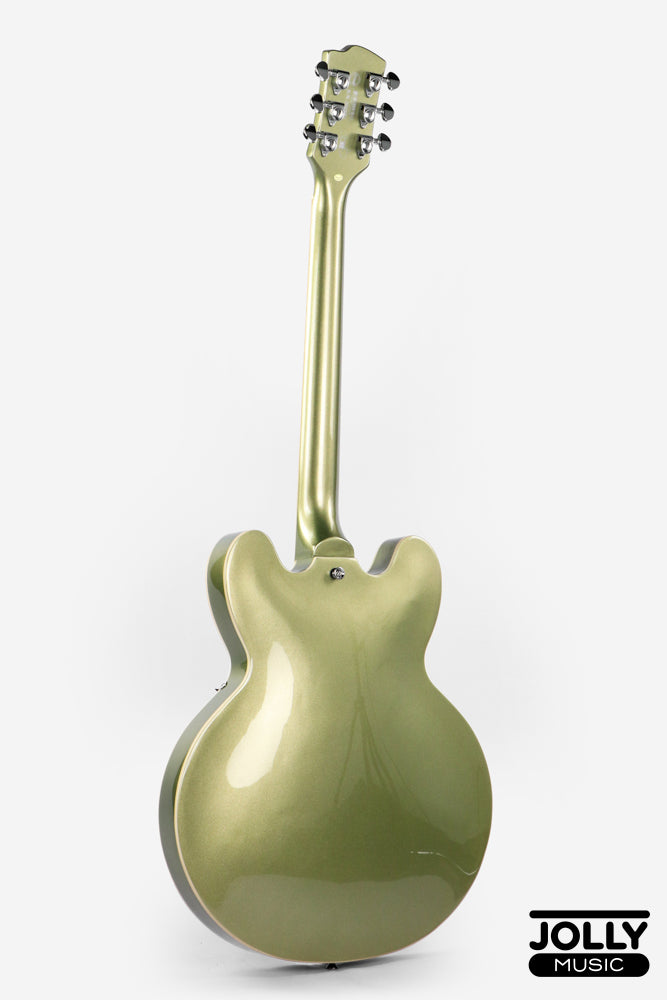 JCraft AR-3 JM Semi-Hollow Electric Guitar - Green