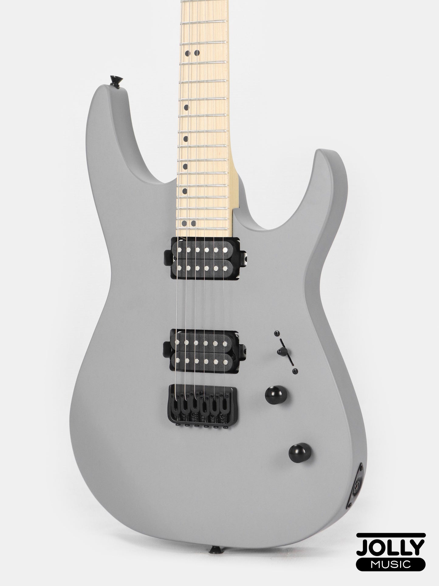 JCraft Bushido X Series BX6-1 Super S-Style Electric Guitar - Gunmetal