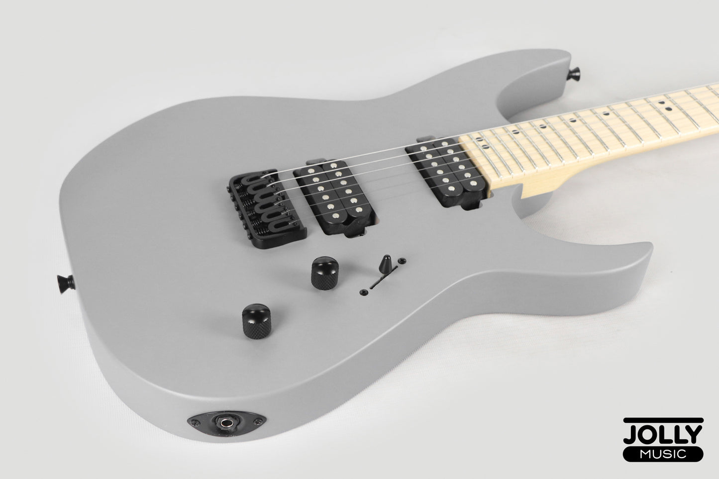 JCraft Bushido X Series BX6-1 Super S-Style Electric Guitar - Gunmetal