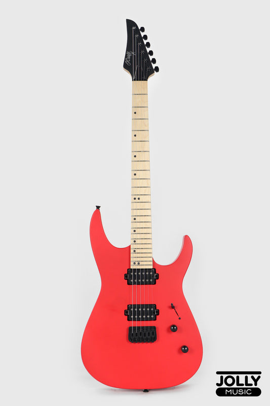 JCraft Bushido X Series BX6-1 Super S-Style Electric Guitar - Lockdown Red