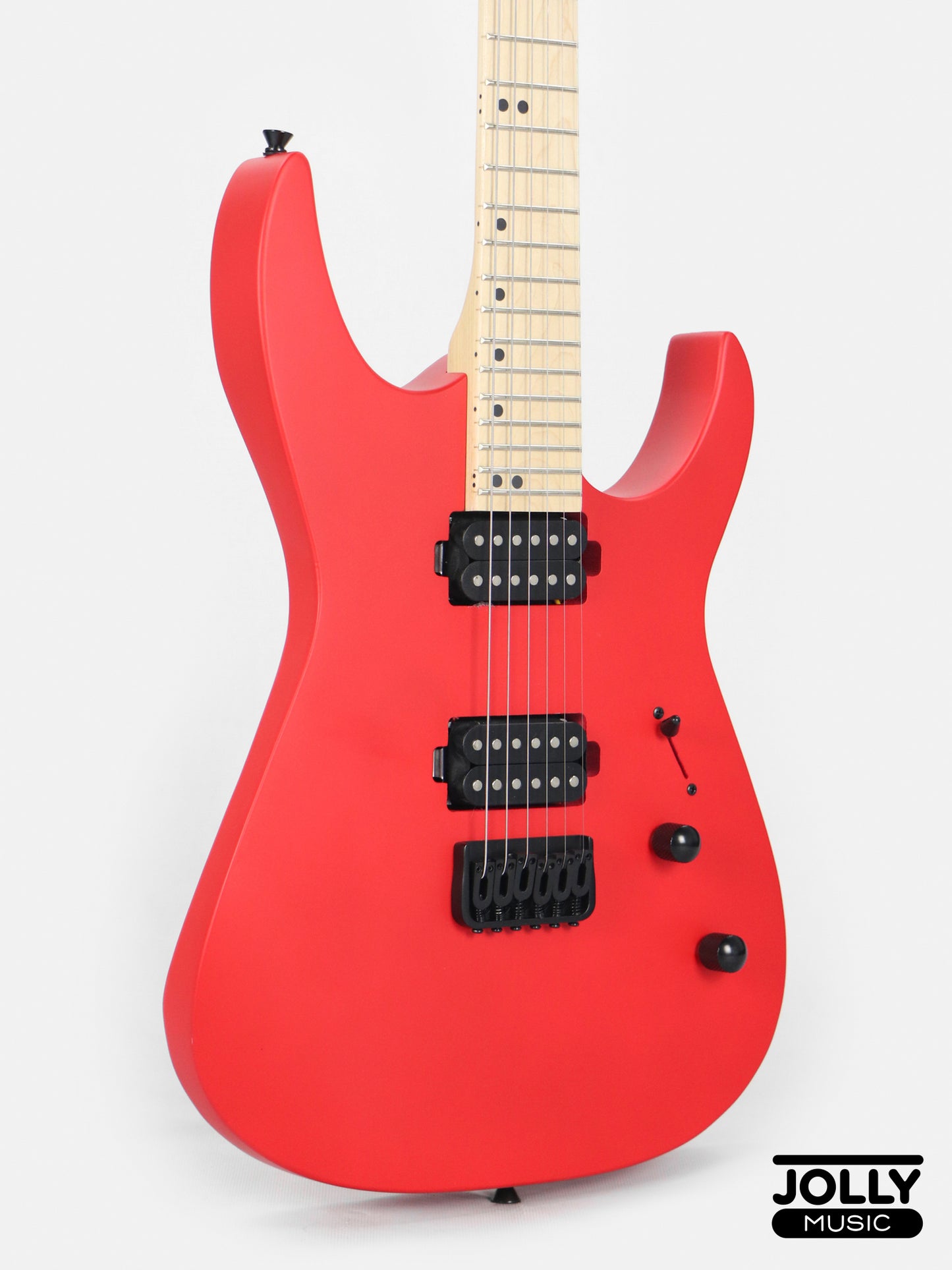 JCraft Bushido X Series BX6-1 Super S-Style Electric Guitar - Lockdown Red