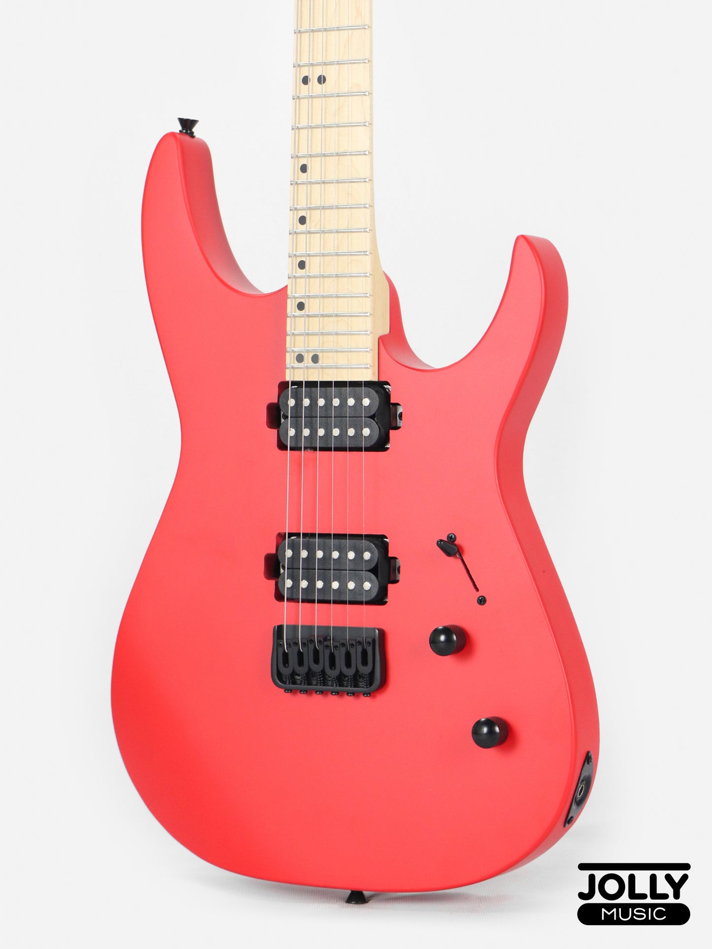 JCraft Bushido X Series BX6-1 Super S-Style Electric Guitar - Lockdown Red