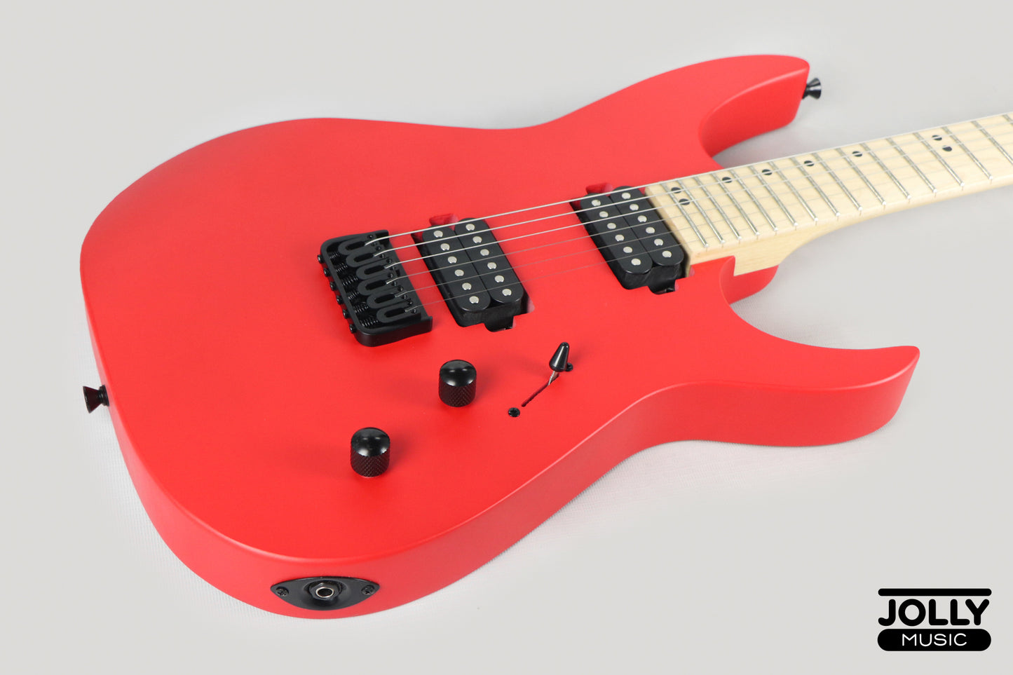 JCraft Bushido X Series BX6-1 Super S-Style Electric Guitar - Lockdown Red