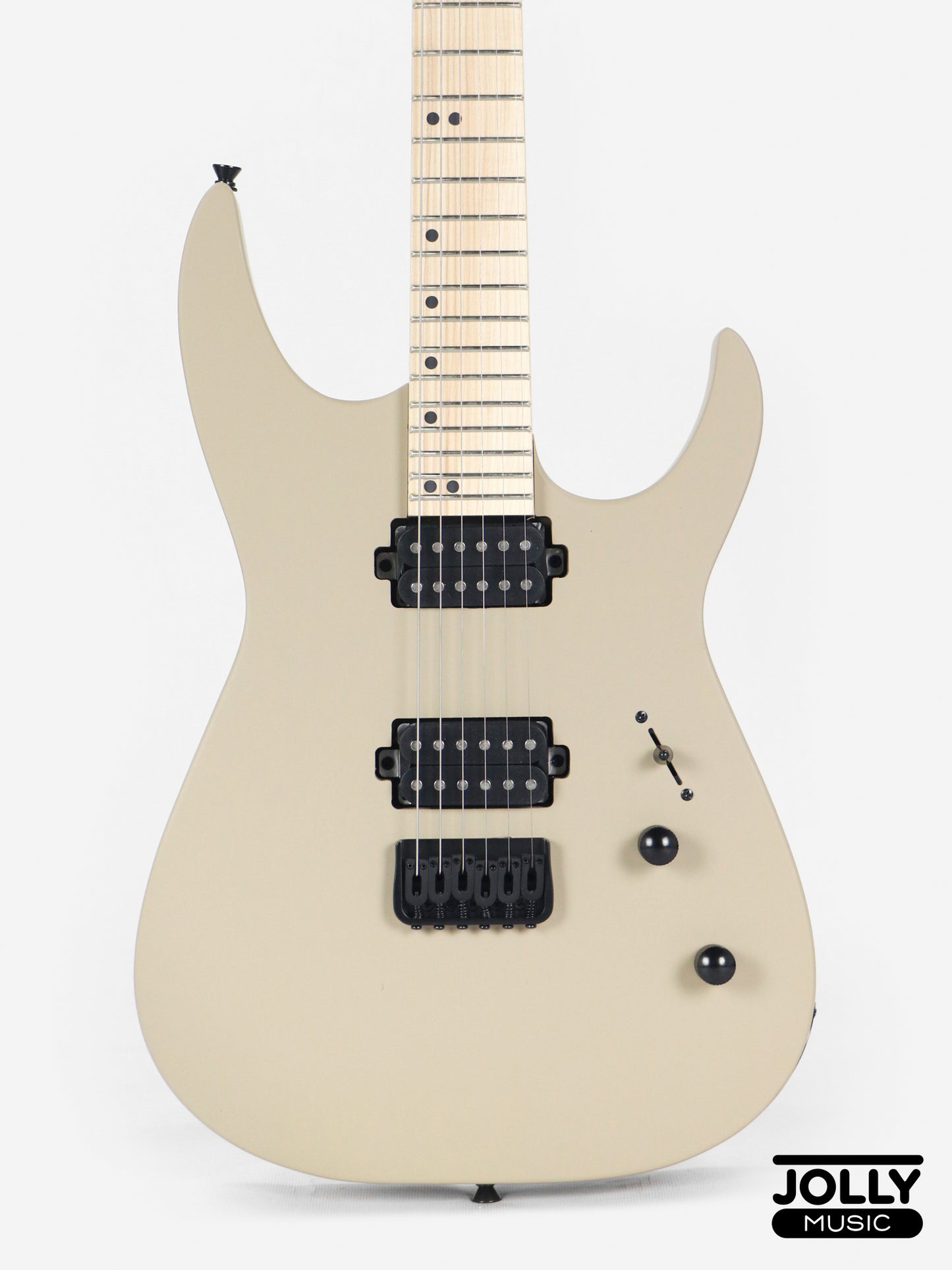 JCraft Bushido X Series BX6-1 Super S-Style Electric Guitar - Satin Sandstorm