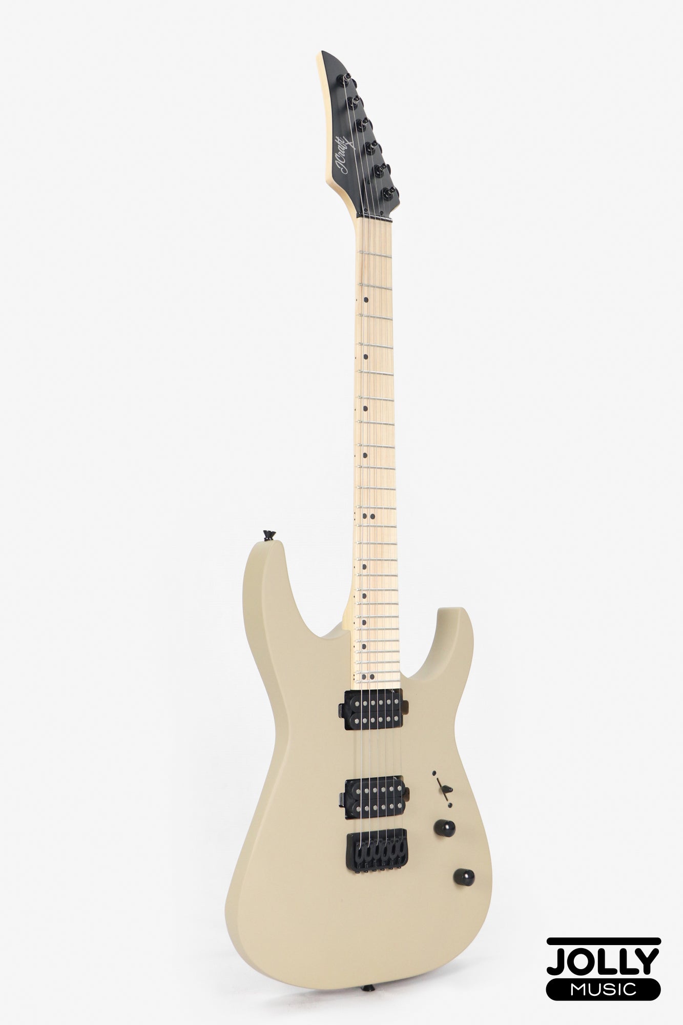 JCraft Bushido X Series BX6-1 Super S-Style Electric Guitar - Satin Sandstorm