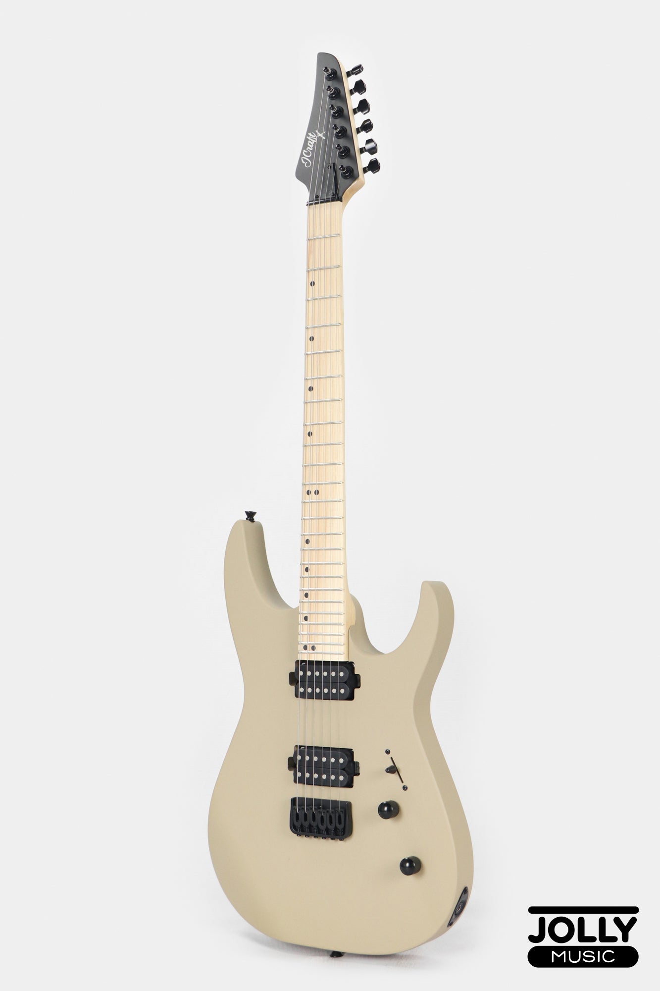 JCraft Bushido X Series BX6-1 Super S-Style Electric Guitar - Satin Sandstorm