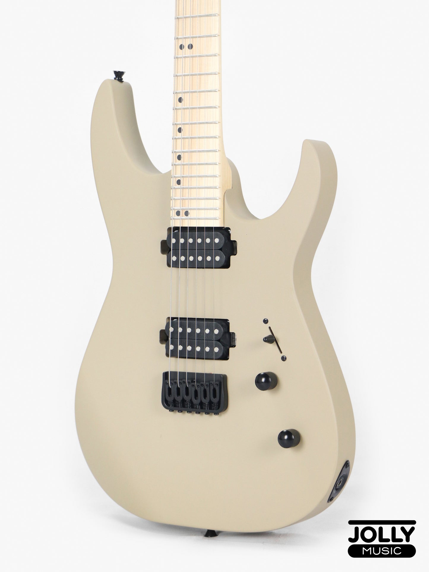 JCraft Bushido X Series BX6-1 Super S-Style Electric Guitar - Satin Sandstorm