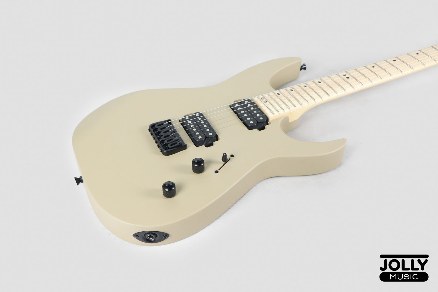 JCraft Bushido X Series BX6-1 Super S-Style Electric Guitar - Satin Sandstorm