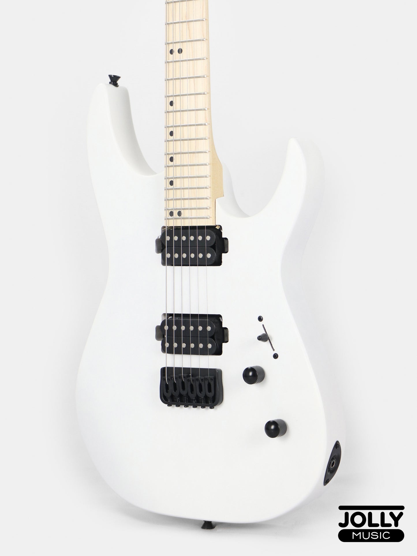 JCraft Bushido X Series BX6-1 Super S-Style Electric Guitar - Satin White