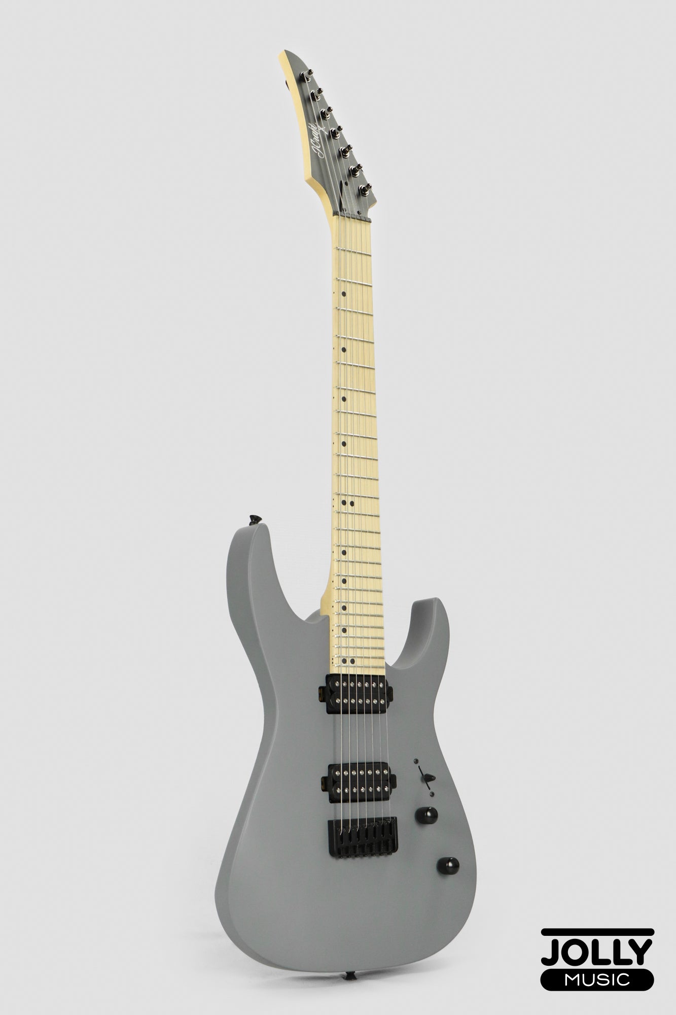 JCraft X Series Bushido BX7-1T 7-String Super S-Style Electric Guitar - Gunmetal