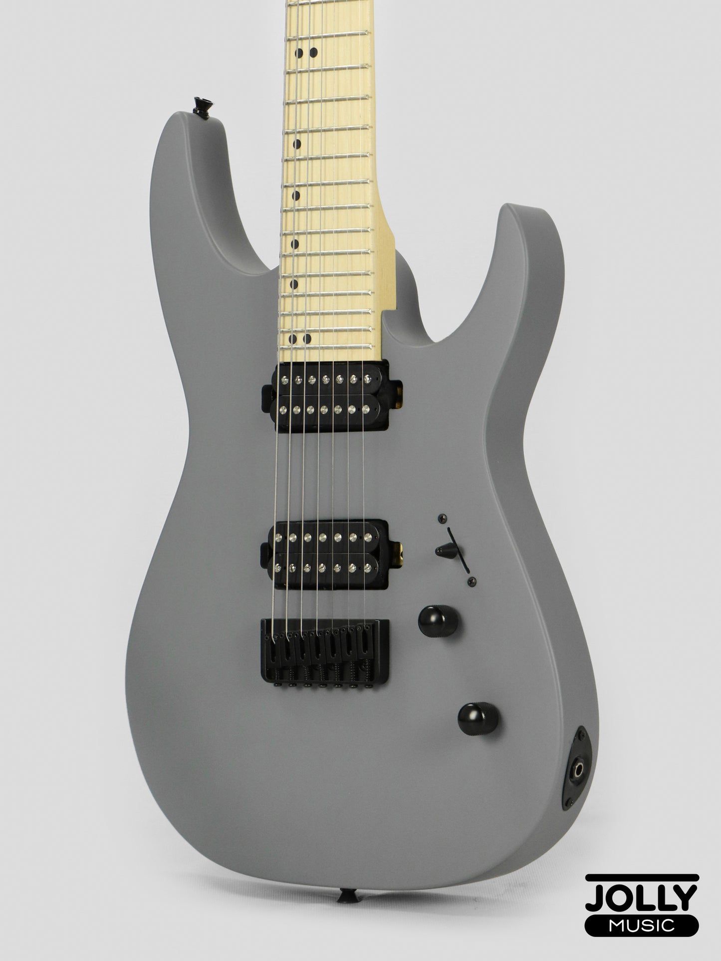 JCraft X Series Bushido BX7-1T 7-String Super S-Style Electric Guitar - Gunmetal