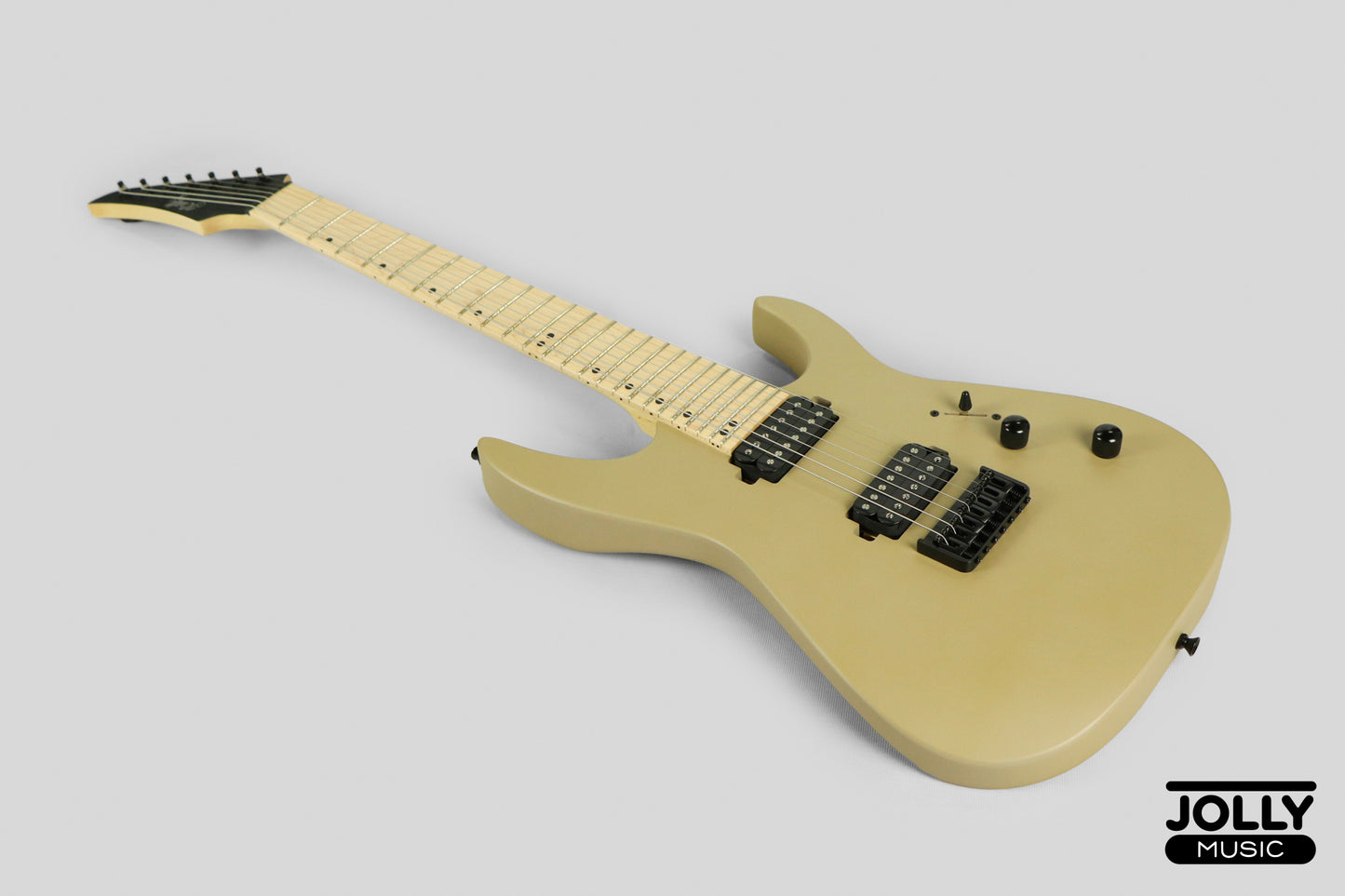 JCraft X Series Bushido BX7-1T 7-String Super S-Style Electric Guitar - Satin Sandstorm