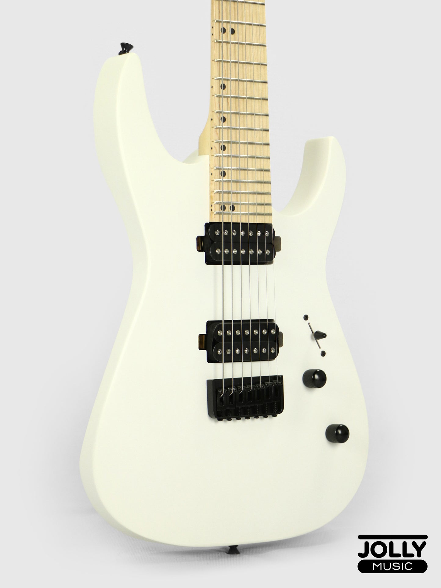 JCraft X Series Bushido BX7-1T 7-String Super S-Style Electric Guitar - Satin White