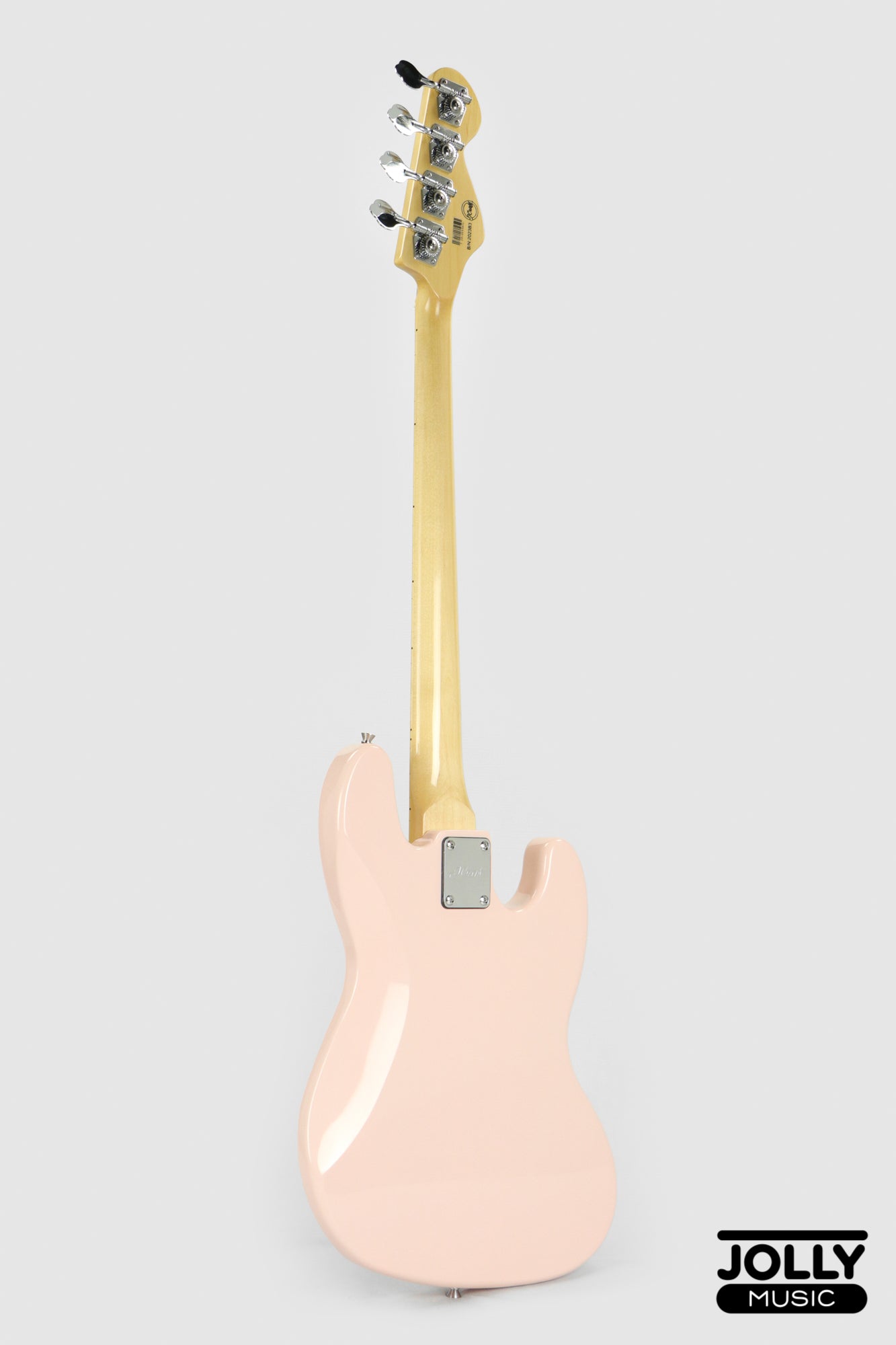 JCraft JB-1 Left Handed J-Offset 4-String Bass Guitar with Gigbag - Shell Pink
