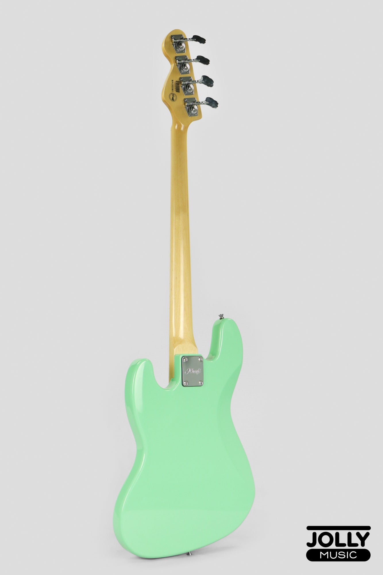 JCraft JB-1 J-Offset 4-String Bass Guitar with Gigbag - Surf Green