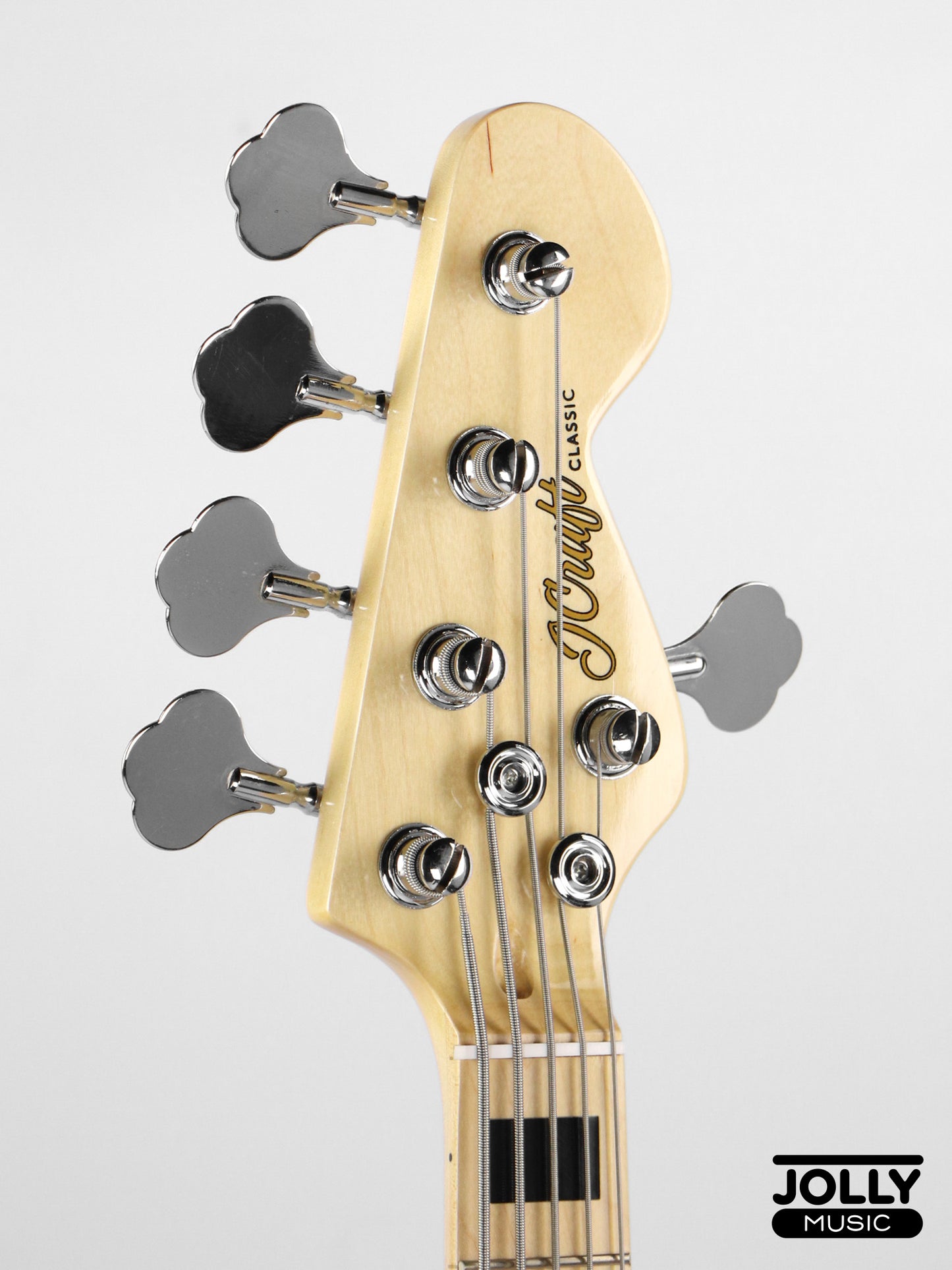 JCraft JB-1 J-Offset 5-String Bass Guitar with Gigbag - Black