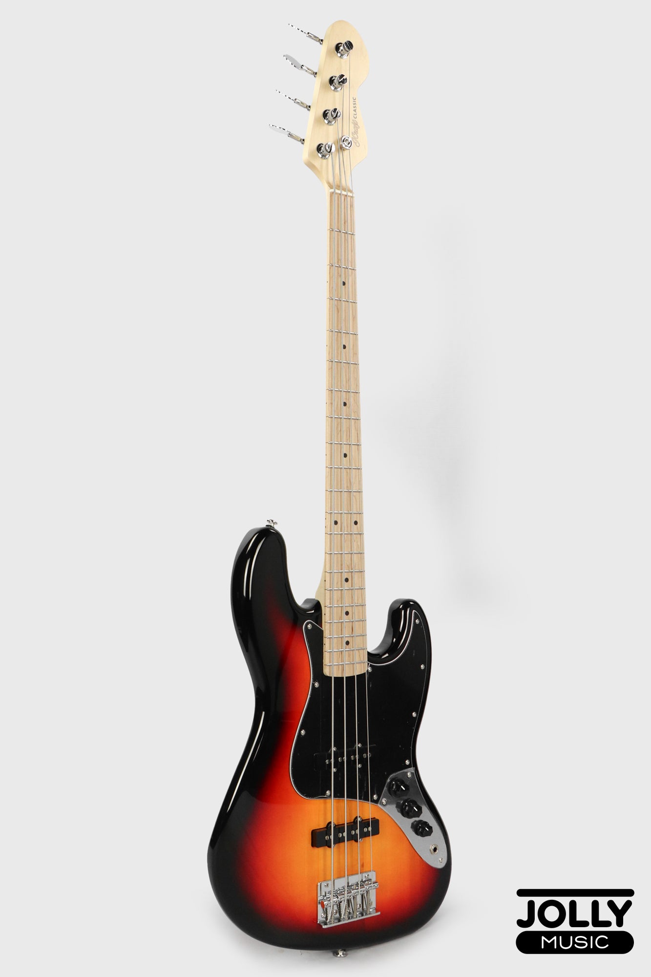Jcraft JB-2 5-String Electric Bass 2026 - Maple / Sunburst