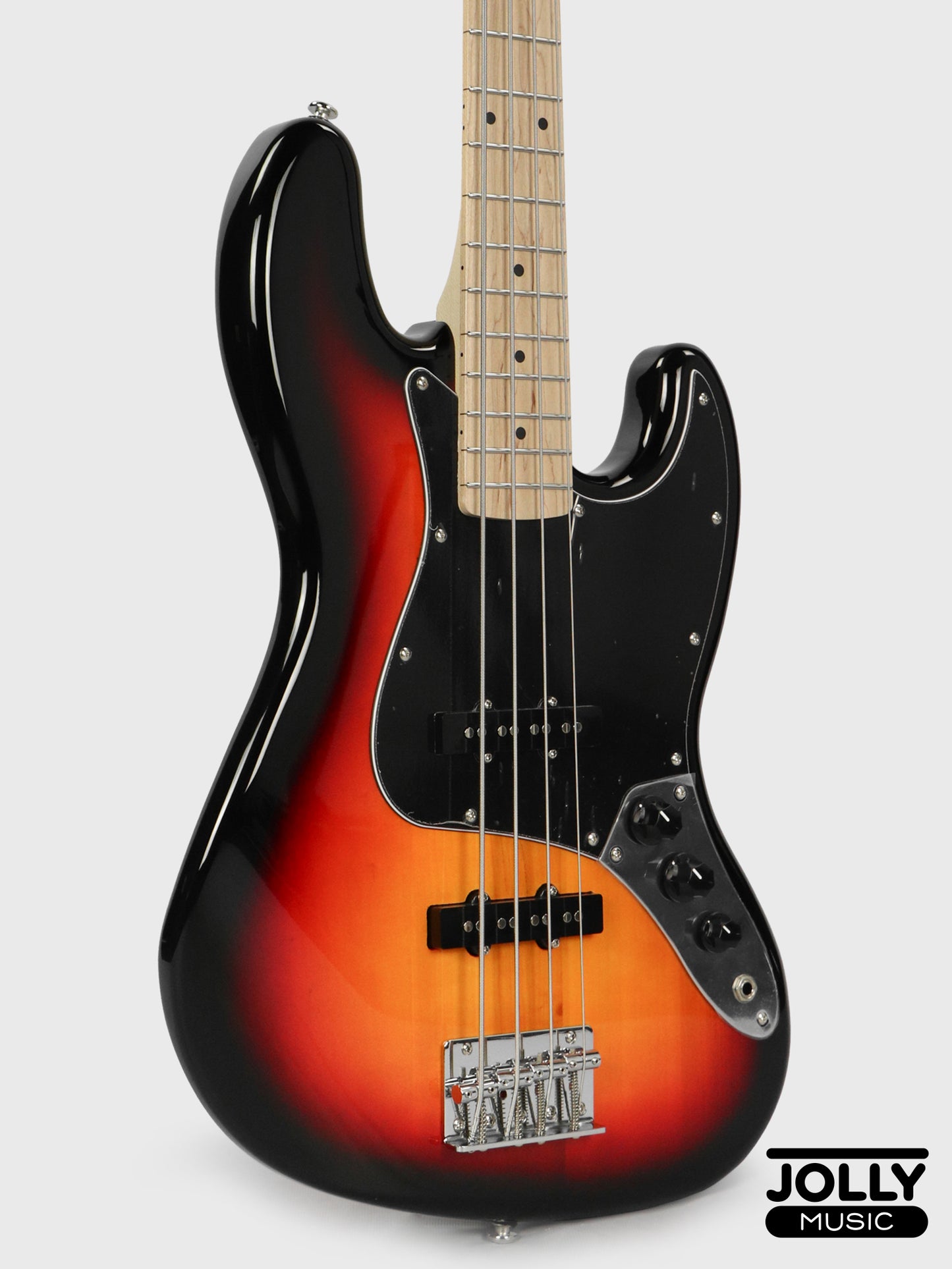 Jcraft JB-2 5-String Electric Bass 2026 - Maple / Sunburst