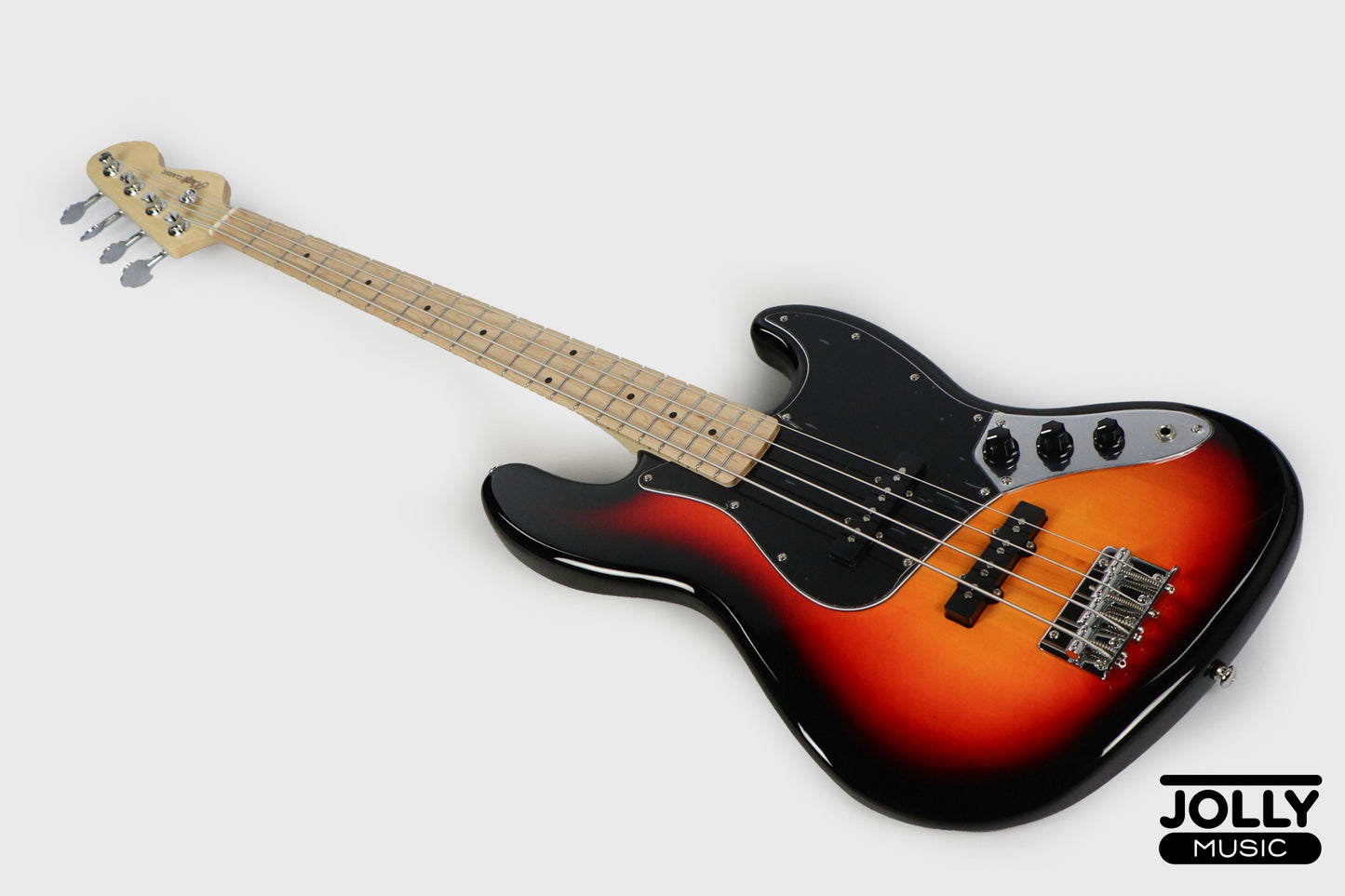 Jcraft JB-2 5-String Electric Bass 2026 - Maple / Sunburst
