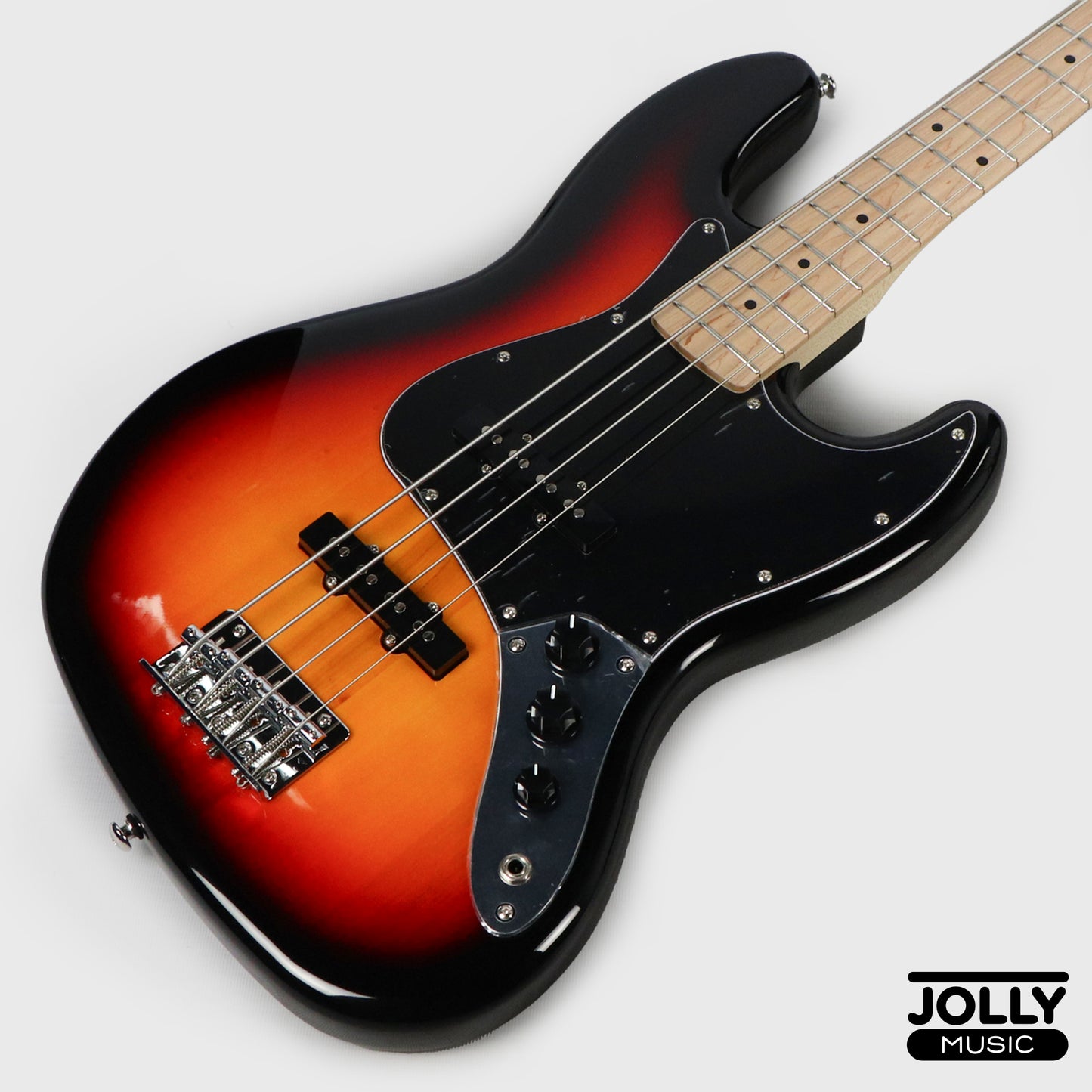Jcraft JB-2 5-String Electric Bass 2026 - Maple / Sunburst