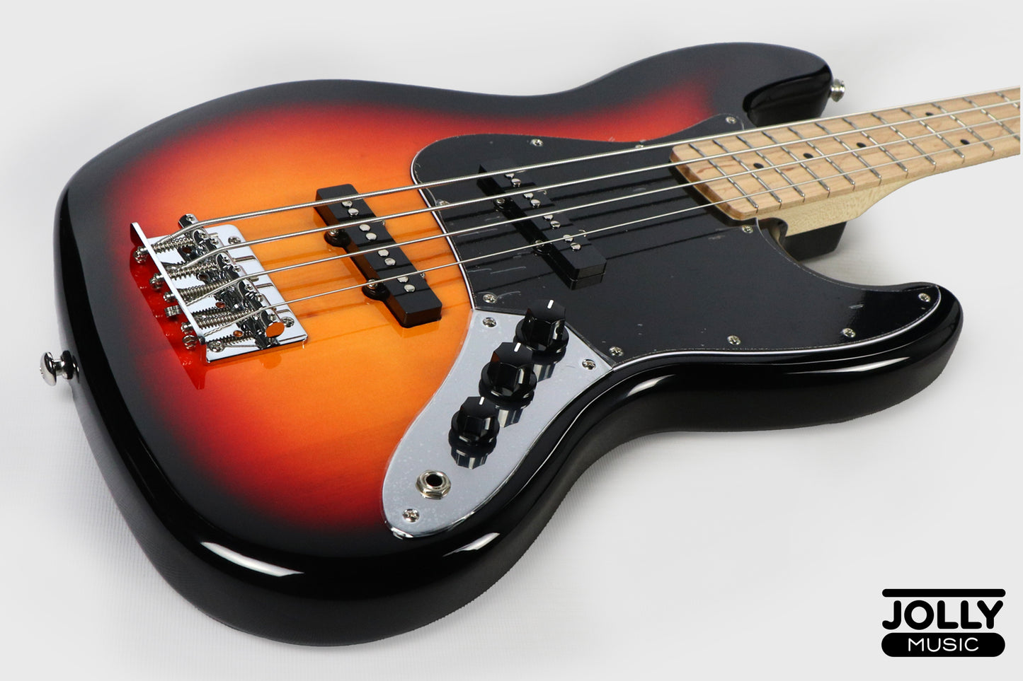Jcraft JB-2 5-String Electric Bass 2026 - Maple / Sunburst