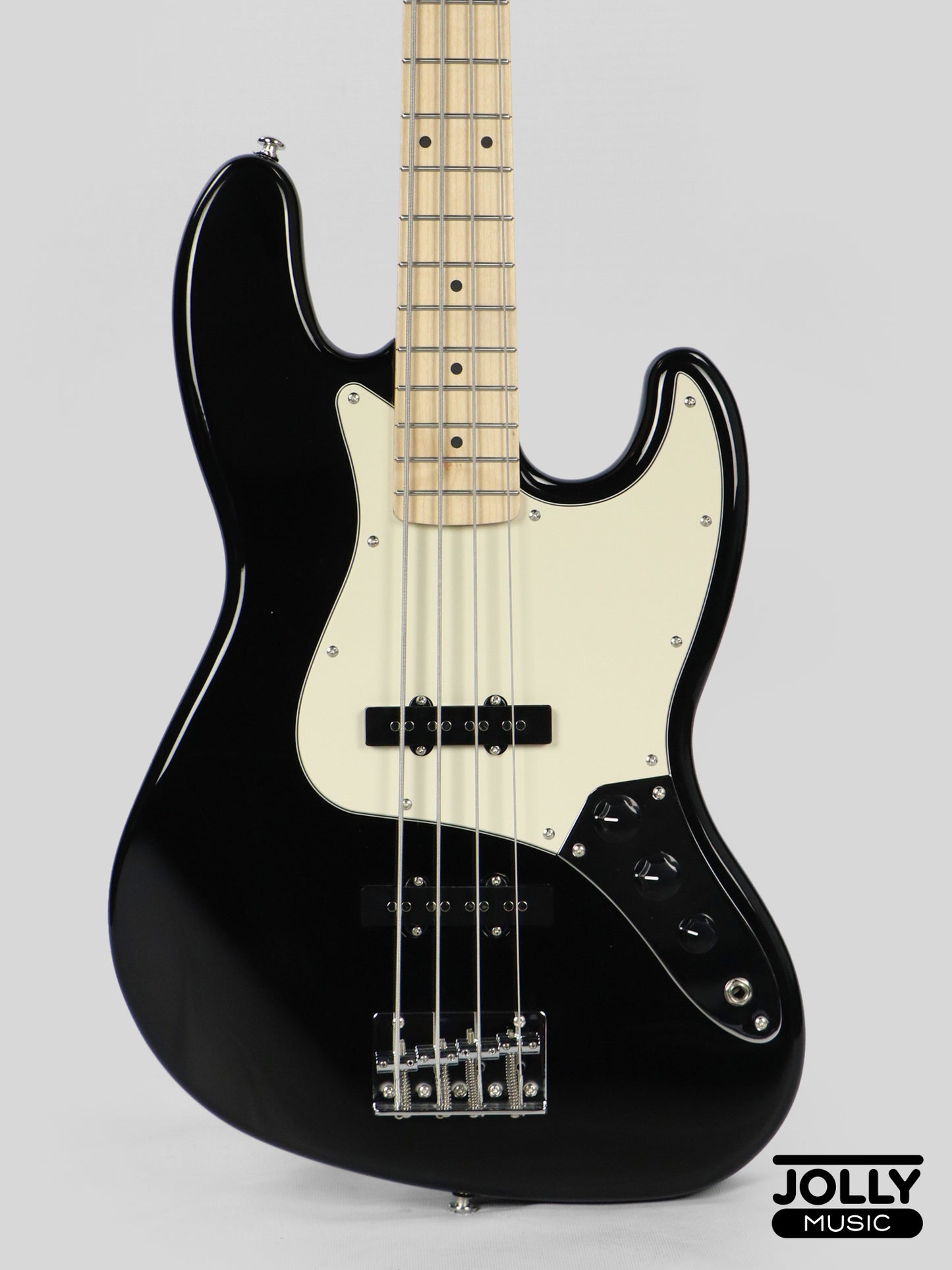 JCraft JB-2 4-String Electric Bass 2026 - Maple / Black